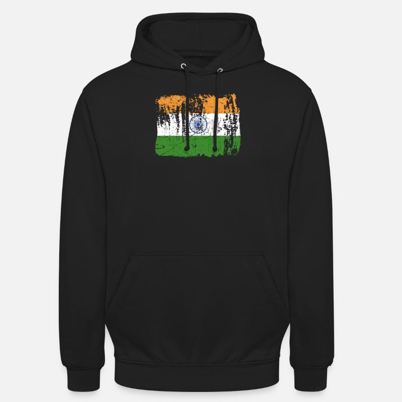 India Pride Gift - Unisex Hoodie - black