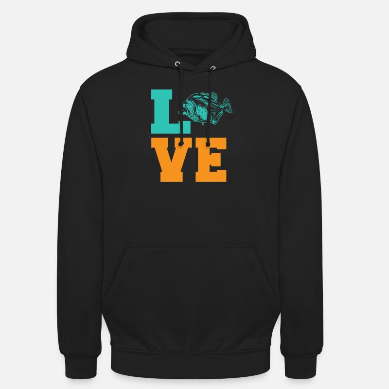 Piranha-Geschenkidee - Unisex Hoodie - Schwarz