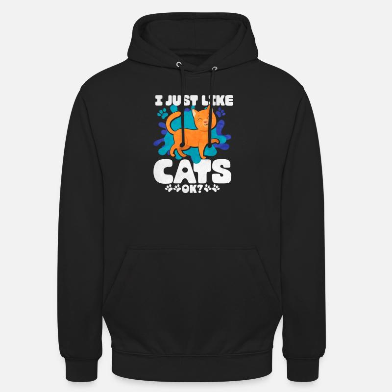 Katze - Unisex Hoodie - Schwarz