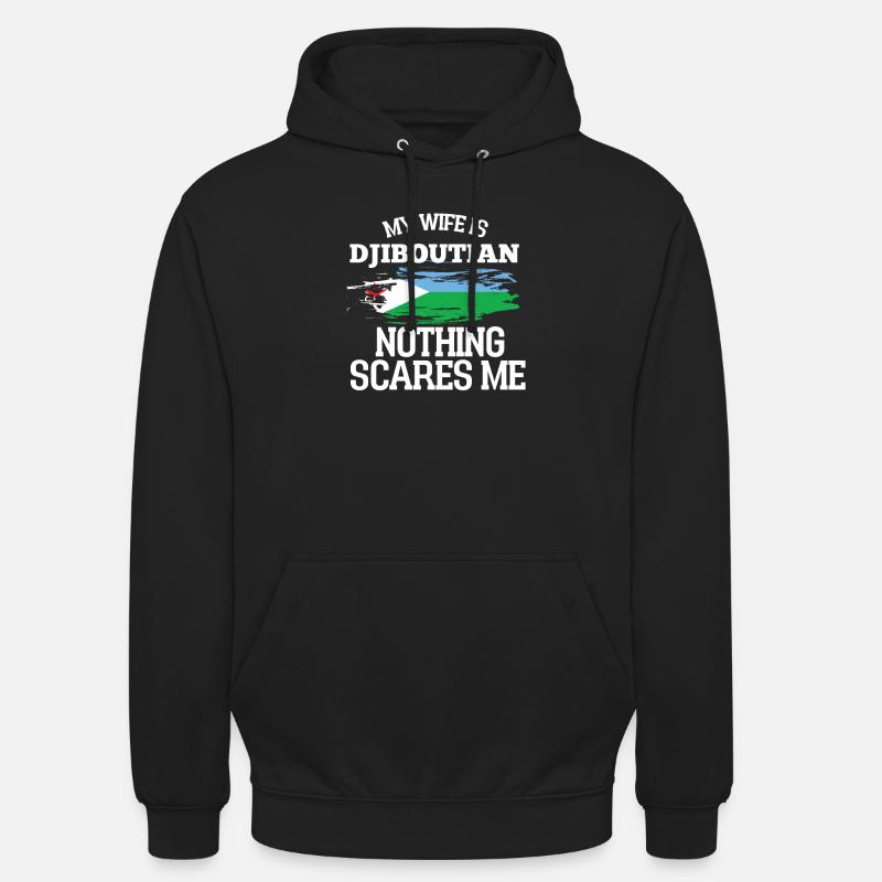Dschibuti Ehefrau - Unisex Hoodie - Schwarz