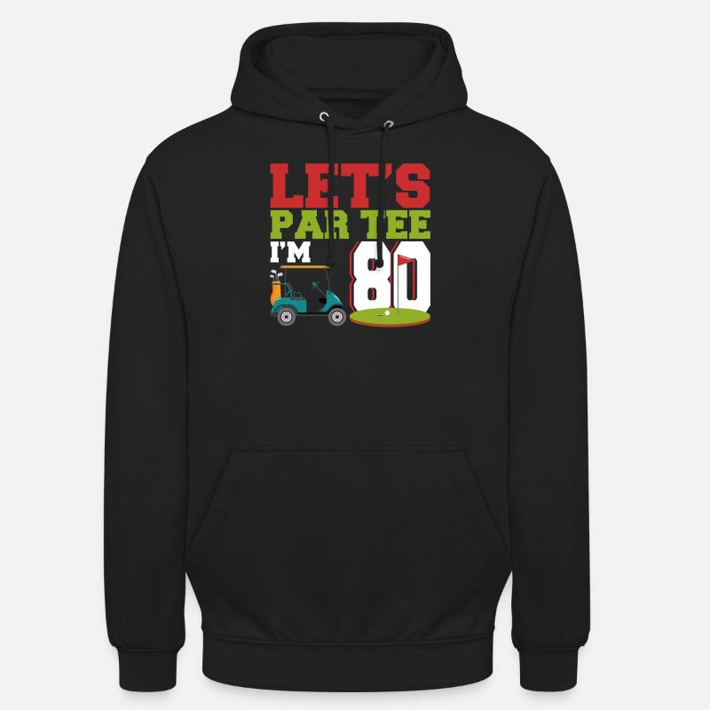 Cadeau pour les -golfeurs - Sweat-shirt à capuche unisexe - noir
