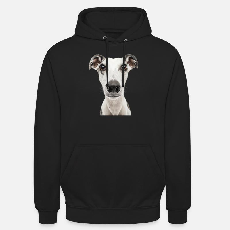 Whippet - Sweat-shirt à capuche unisexe - noir