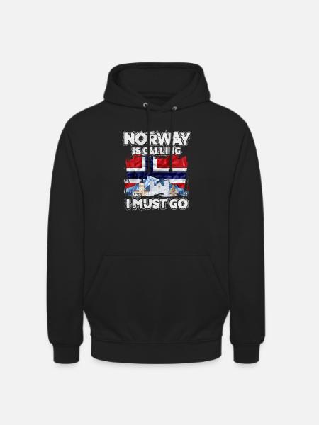 Norwegen - Unisex Hoodie - Schwarz