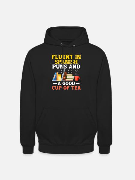 Fremdsprachenlehrer Schule Sprachlehrer - Unisex Hoodie - Schwarz