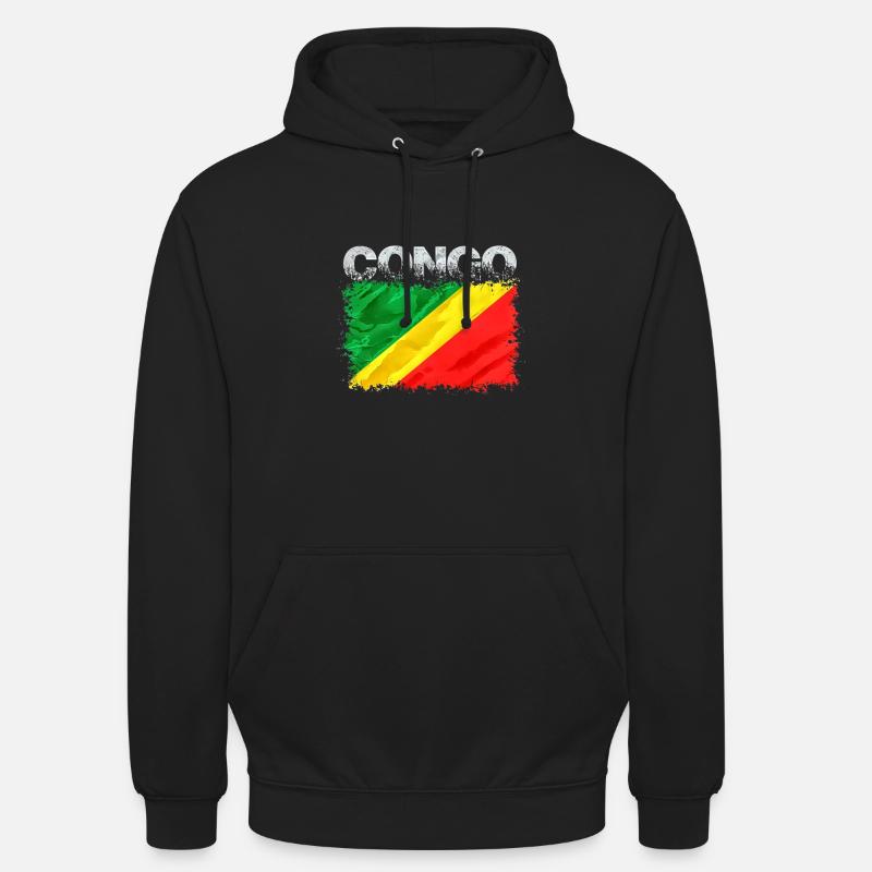Kongo - Unisex Hoodie - Schwarz