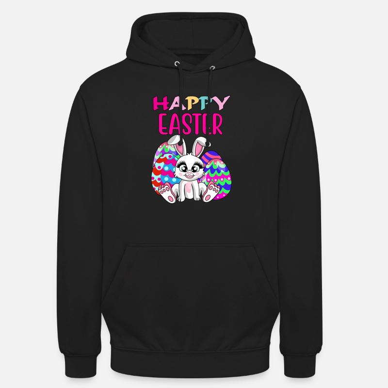 Happy easter, Easter bunny, Easter eggs, sayings Unisex Hoodie