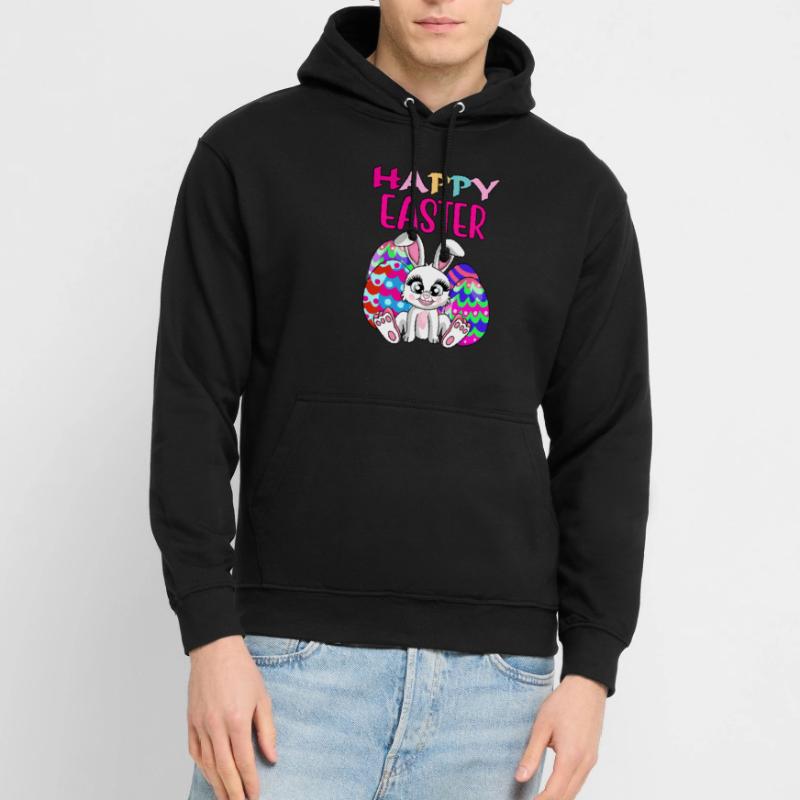 Happy easter, Easter bunny, Easter eggs, sayings Unisex Hoodie