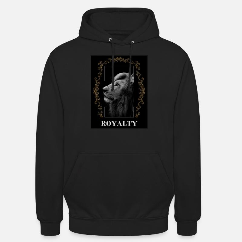 Royauté du Lion - Sweat-shirt à capuche unisexe - noir