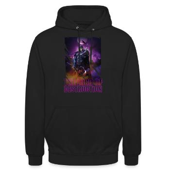 Masters Of The Universe Revelation Skeletor - Unisex Hoodie - Schwarz - Vorne - Alina (178cm) & Michal (187cm)