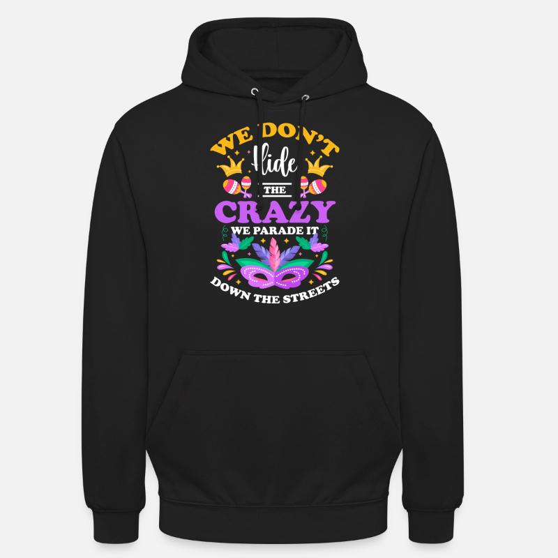 Costume de mascarade - Sweat-shirt à capuche unisexe - noir