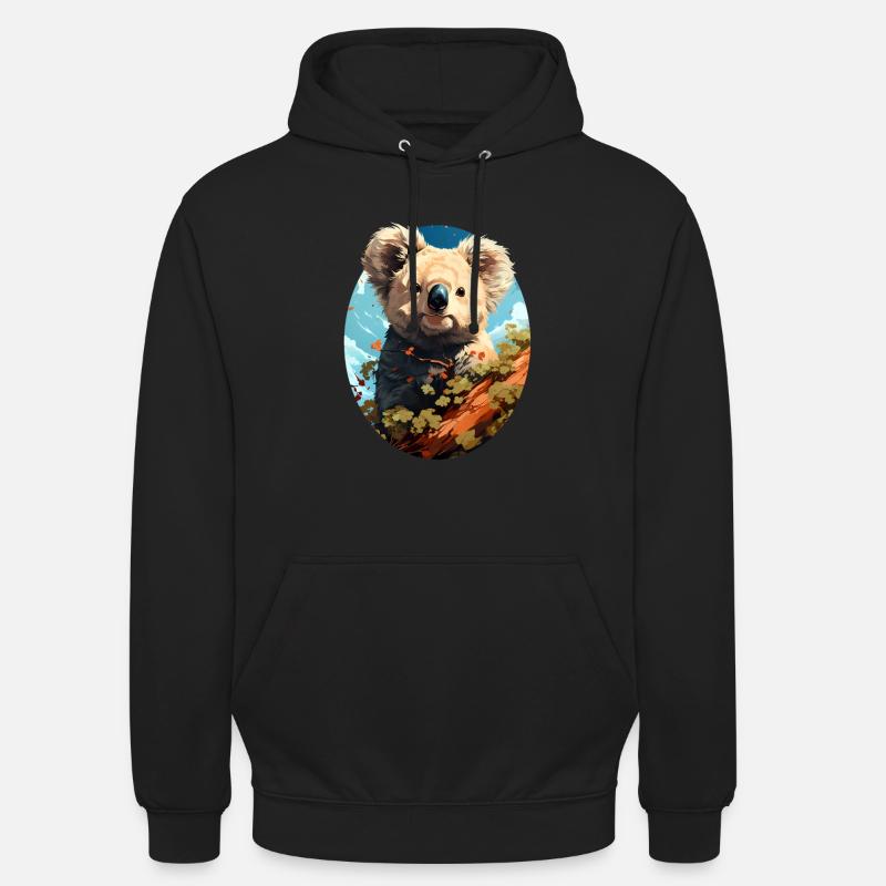 Koala - Unisex Hoodie - Schwarz