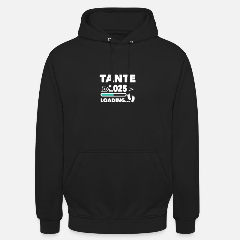 Aunt 2025 Loading.... - Unisex Hoodie - black