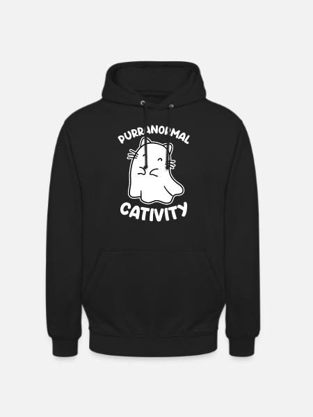 Cativité pourpre - Sweat-shirt à capuche unisexe - noir