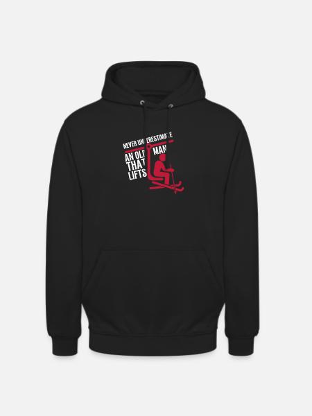 Soulevez-vous même Bro Ski - Sweat-shirt à capuche unisexe - noir