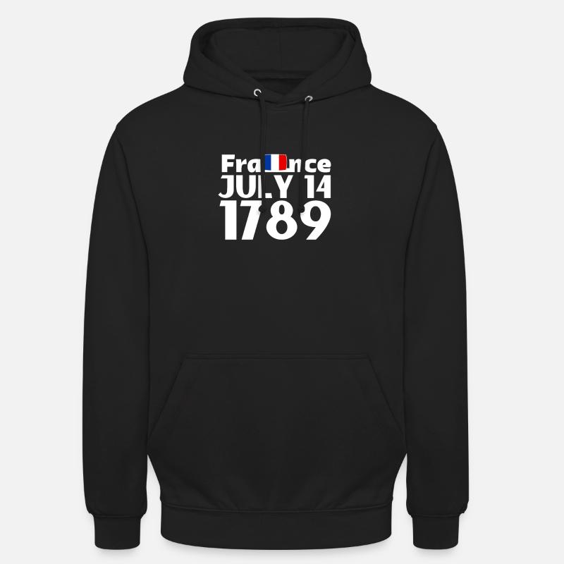 Fraternité Liberte Egalite Français Révolution - Sweat-shirt à capuche unisexe - noir
