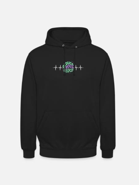 Recycle, I Love Recycling - Unisex Hoodie - black