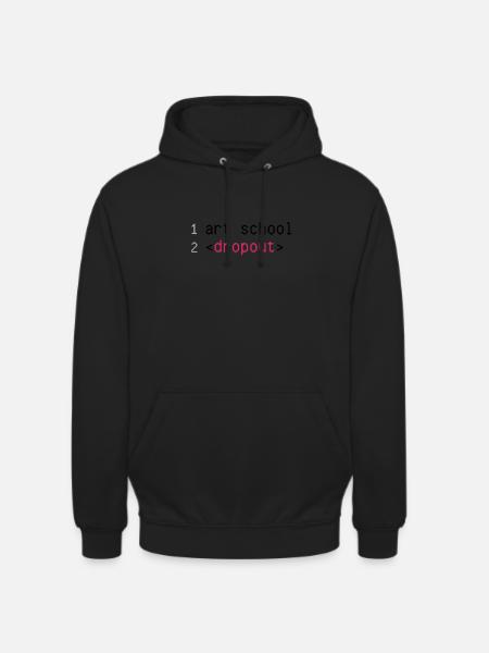 Décrochage scolaire - Sweat-shirt à capuche unisexe - noir