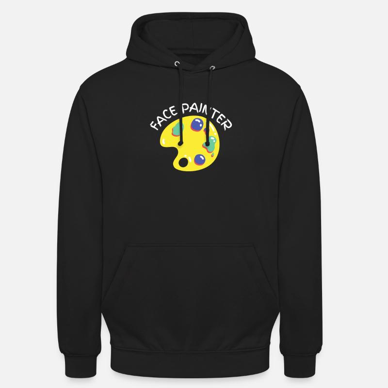 Maquillage et maquillage - Sweat-shirt à capuche unisexe - noir