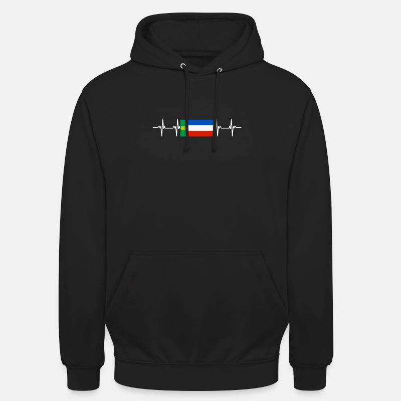 Drapeau russe - Khakassie - Sweat-shirt à capuche unisexe - noir