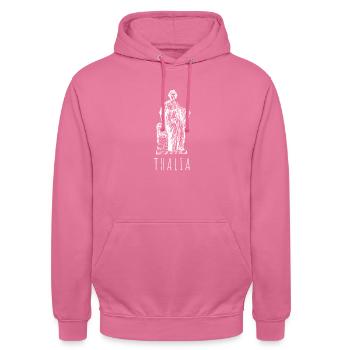 Mythologie grecque Dieux Grèce antique - Sweat-shirt à capuche unisexe - rose - Devant - Alina (178cm) & Michal (187cm)