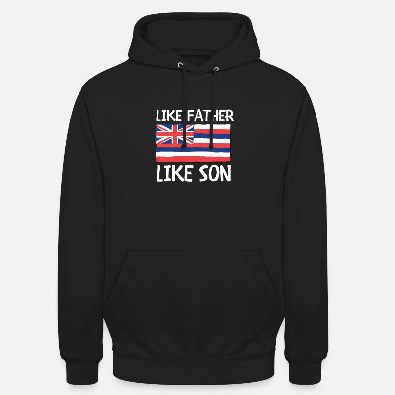 Île de Waikiki Honolulu - Sweat-shirt à capuche unisexe - noir