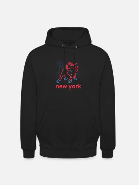 NY Stock Exchange Bull - Unisex Hoodie - black