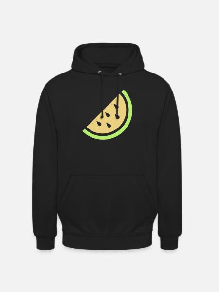 Melone - Unisex Hoodie - Schwarz