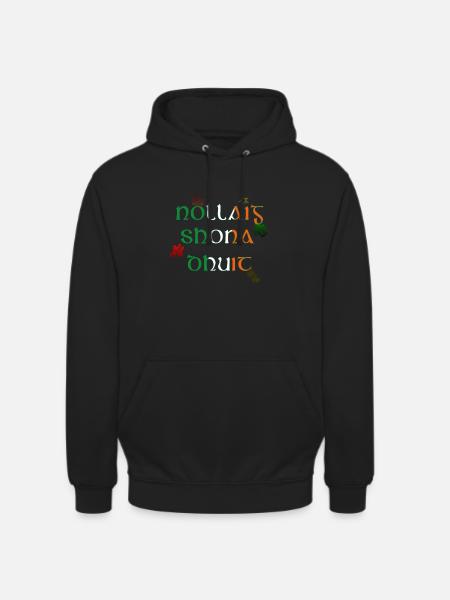 nollaig shona dhuit - Unisex Hoodie - black