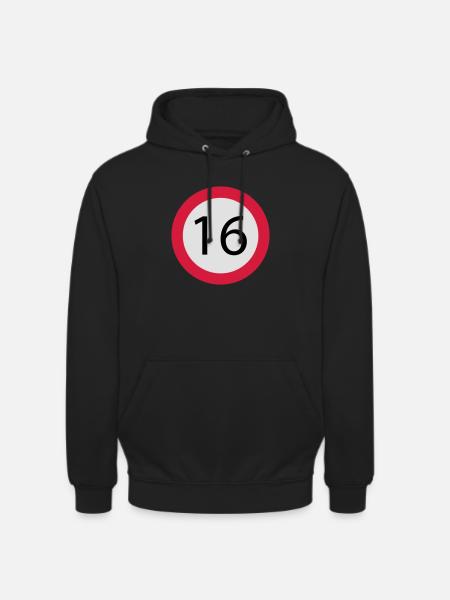 16 - Unisex Hoodie - black