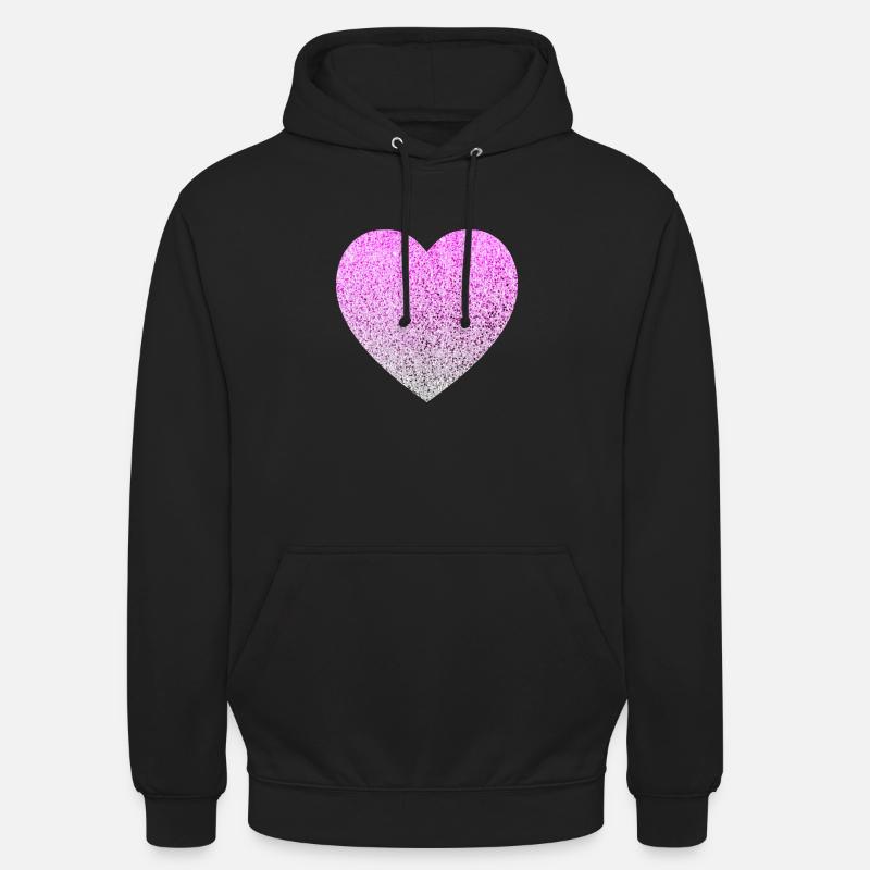 scintillement - Sweat-shirt à capuche unisexe - noir