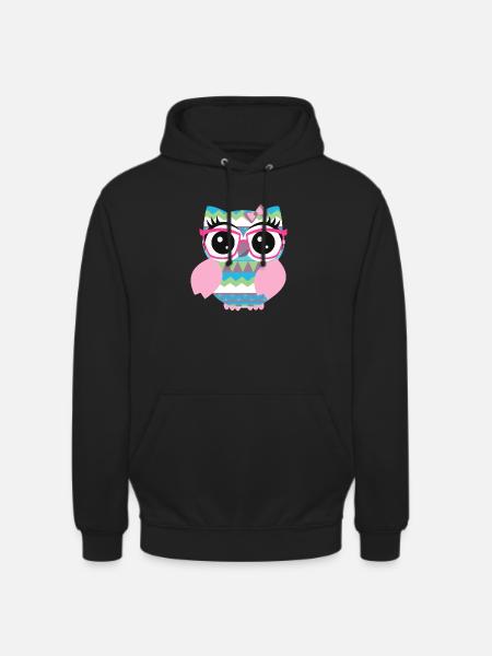 Owl Ethno - Unisex Hoodie - black
