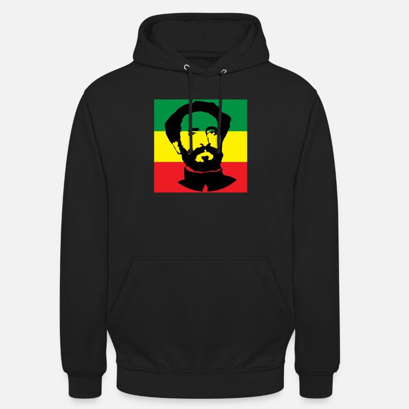Reggae - Sweat-shirt à capuche unisexe - noir