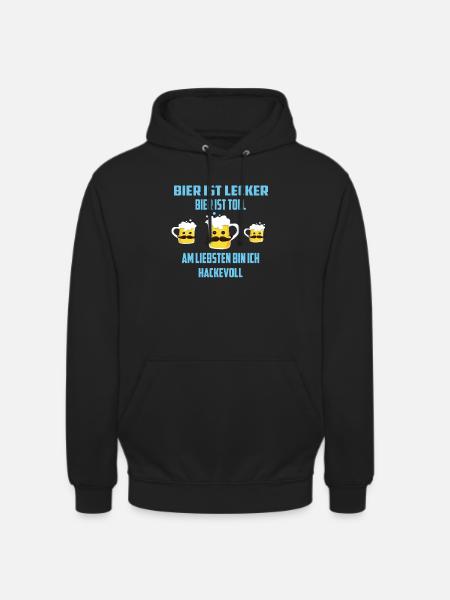 Bier - Unisex Hoodie - Schwarz