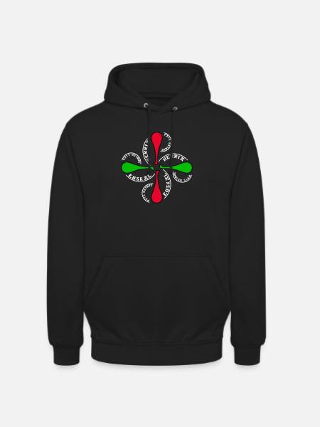 euskal herria pilotari symbol - Unisex Hoodie - black