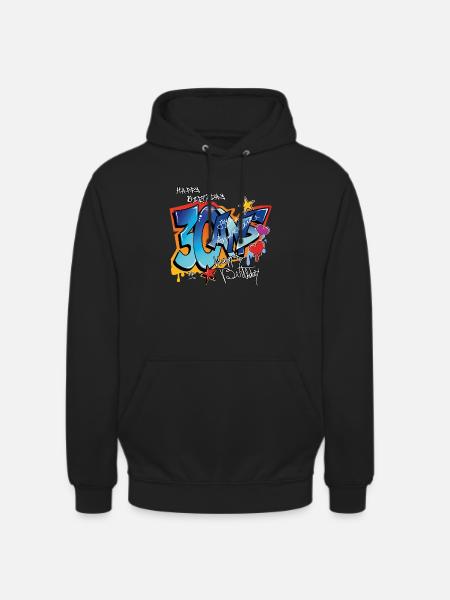 30 ans - Sweat-shirt à capuche unisexe - noir