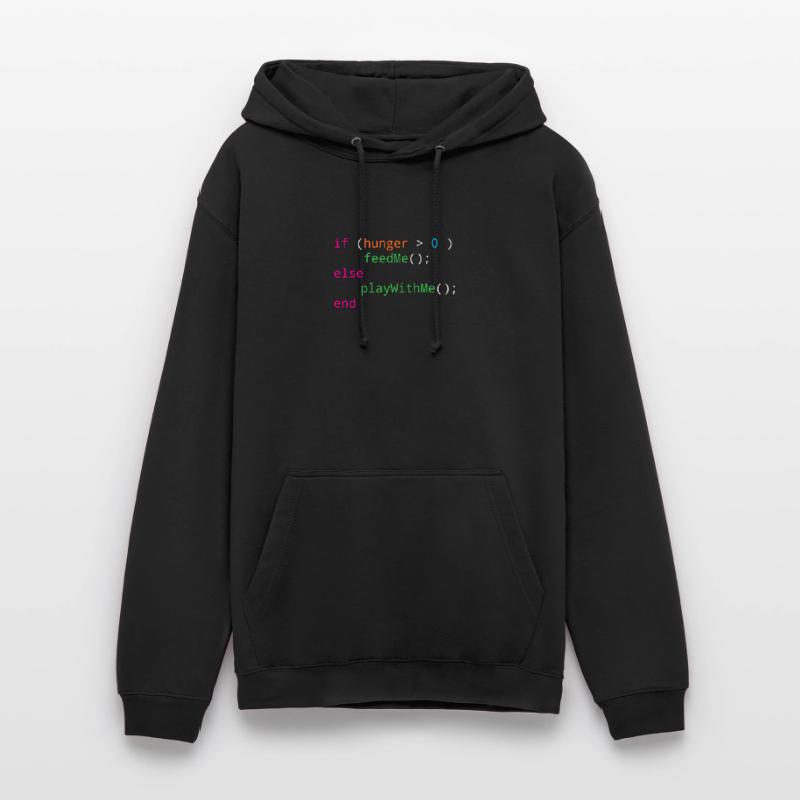 Programmierer Quellcode Hunger oder Spielen Unisex Hoodie