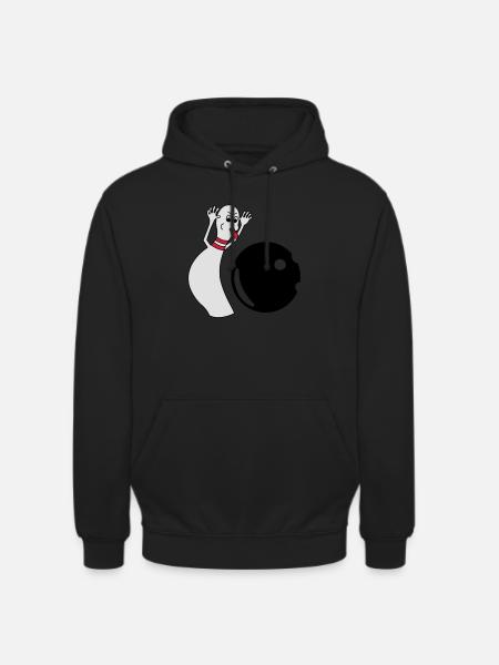 Bowling Pin - Unisex Hoodie - Schwarz