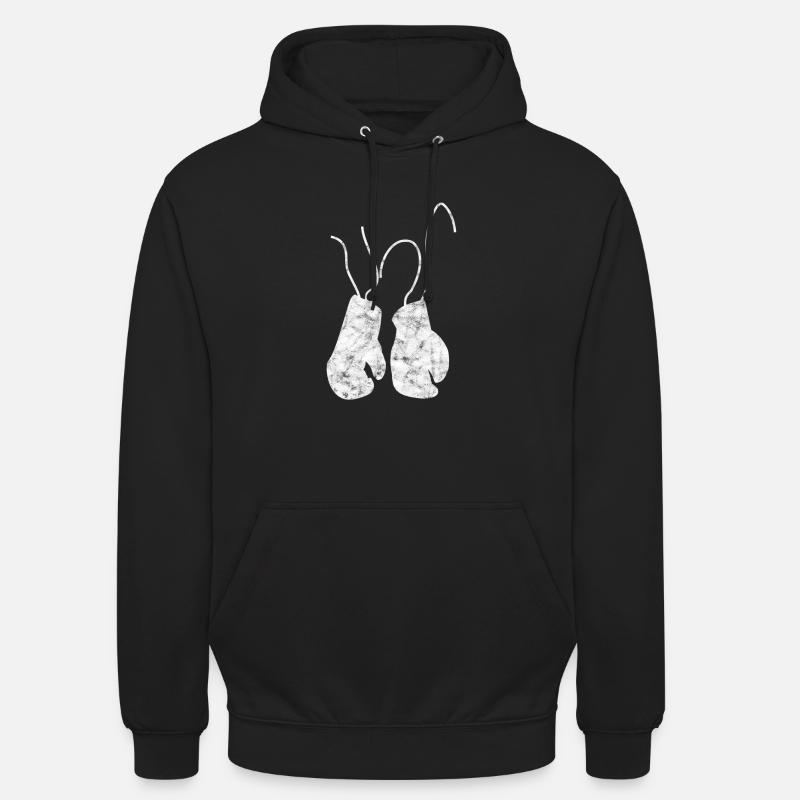 boxe - Sweat-shirt à capuche unisexe - noir