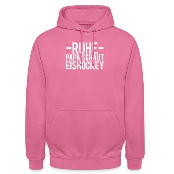 hockey - Sweat-shirt à capuche unisexe - rose - Devant - Alina (178cm) & Michal (187cm)