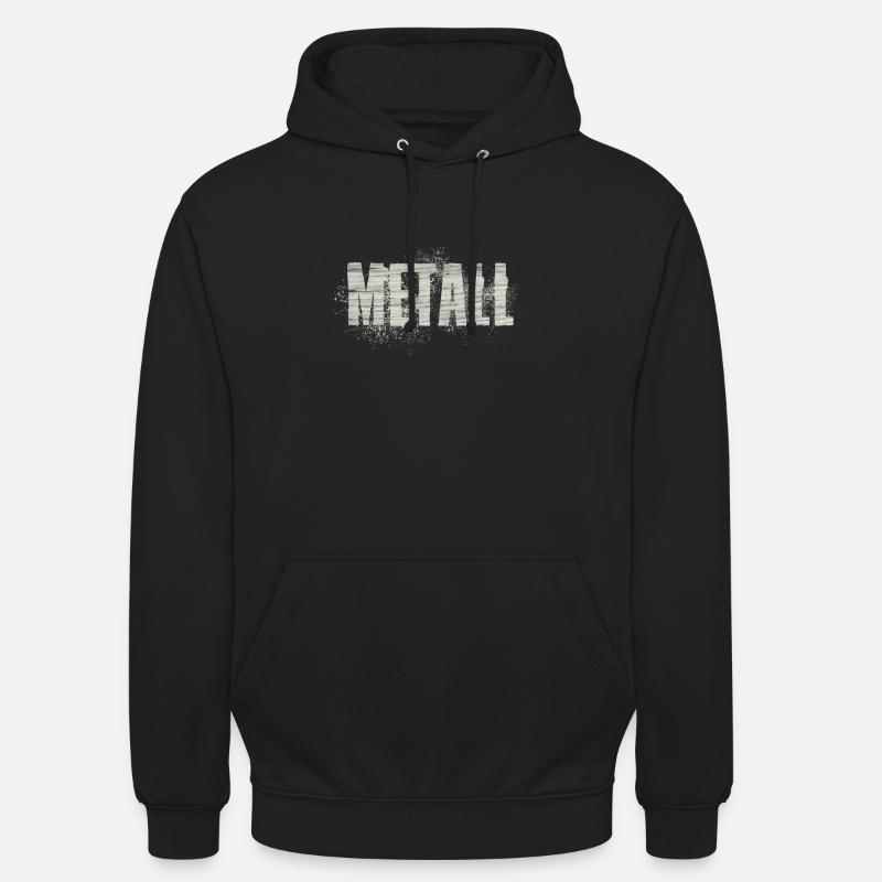 Metall - Unisex Hoodie - Schwarz