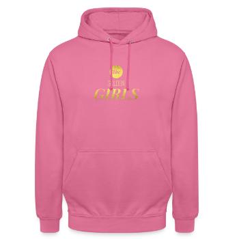 Les filles d'or - Sweat-shirt à capuche unisexe - rose - Devant - Alina (178cm) & Michal (187cm)