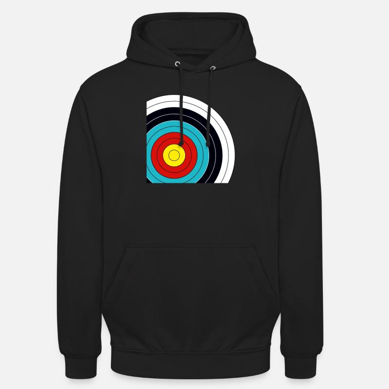 Coupe de tir à l'arc - Sweat-shirt à capuche unisexe - noir