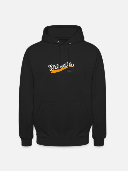 Elektroniker Schriftzug - Unisex Hoodie - Schwarz