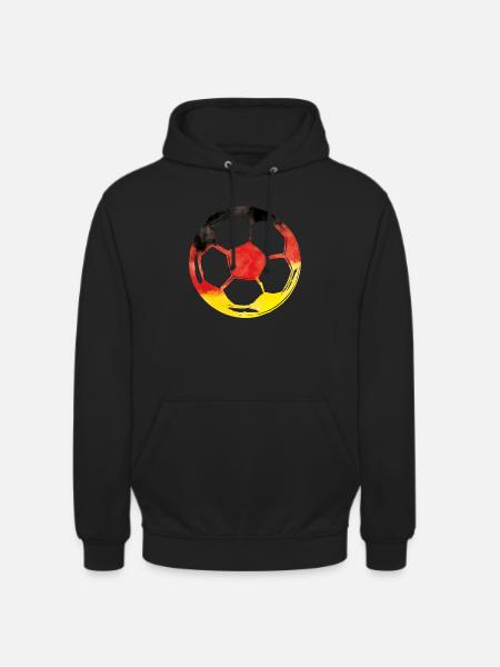fussball deutschland - Unisex Hoodie - Schwarz