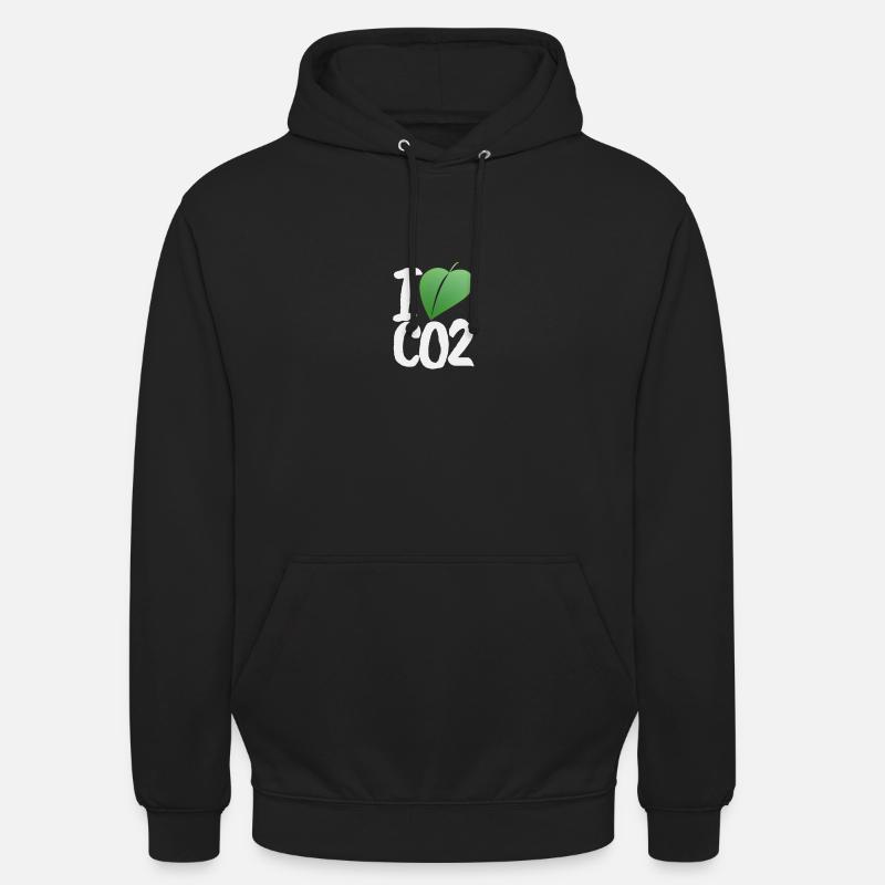 J'aime le CO2 - Sweat-shirt à capuche unisexe - noir