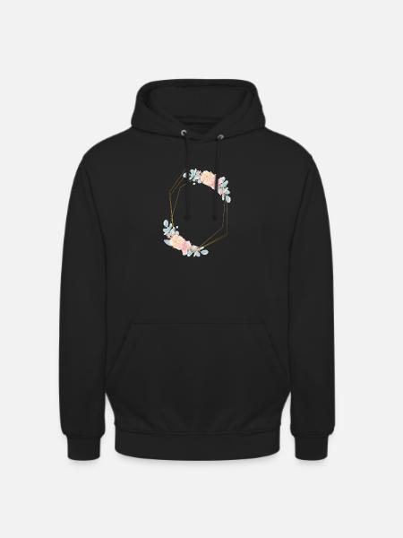 flower_bouquet_7b - Unisex Hoodie - black