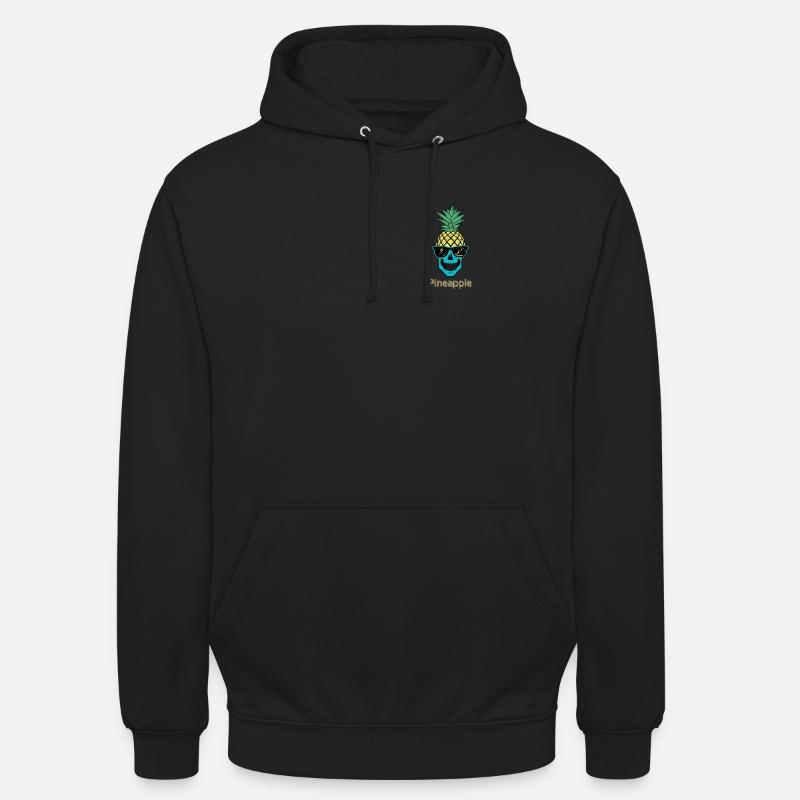Pineapple - Sweat-shirt à capuche unisexe - noir
