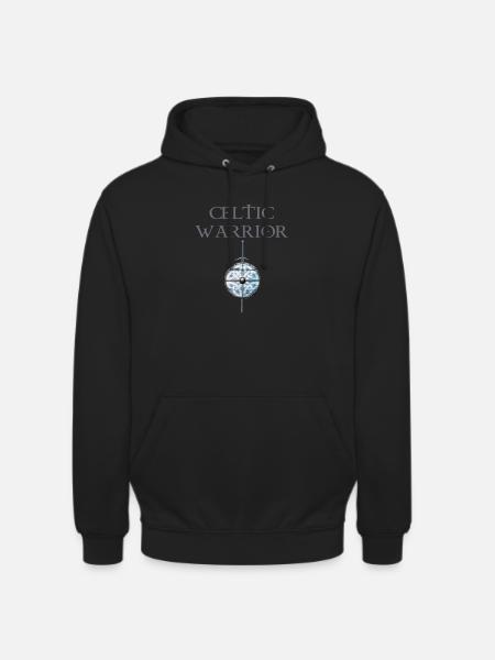 Guerrier Celte - Sweat-shirt à capuche unisexe - noir