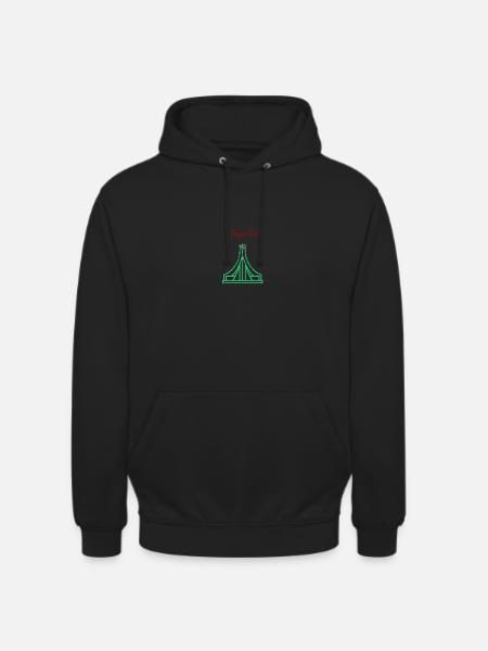 Alger Roi - Sweat-shirt à capuche unisexe - noir