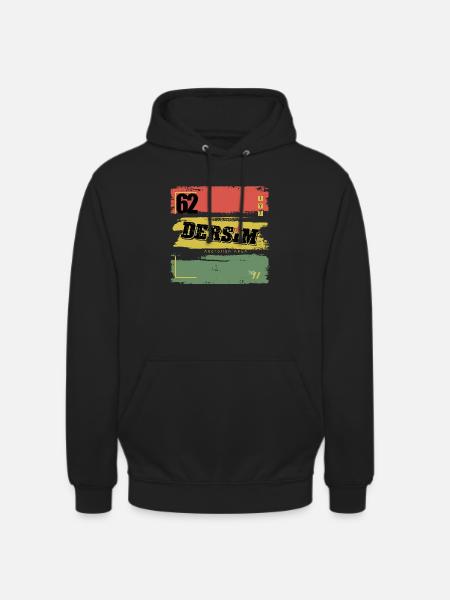 Dersim 3 stripes design - Unisex Hoodie - black